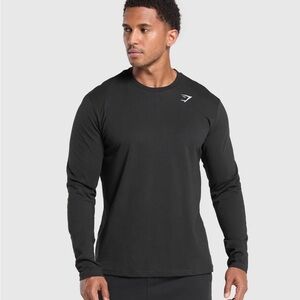 Gymshark men’s Crest long sleeve cotton shirt